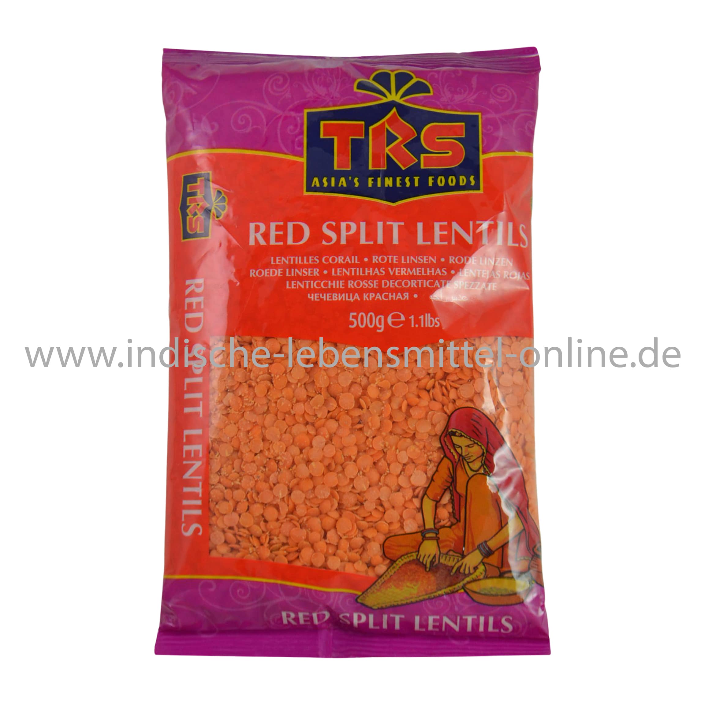 Rote Linsen, Red Lentils Masoor, TRS